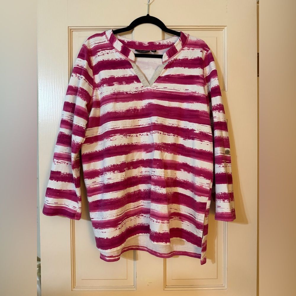 Women’s Susan Graver Weekend Long Sleeve Top L